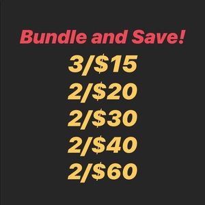 BUNDLE & SAVE